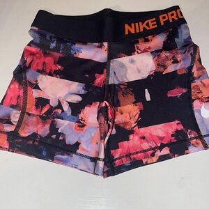 Multicolor Nike Pro Shorts